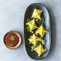 Gedämpfte Teigtaschen Gedämpfte Teigtaschen