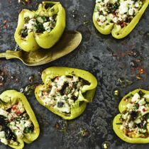Gefüllte Feta-Paprika