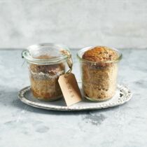 Bananenbrot im Glas
