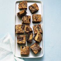 Bananen-Erdnuss-Brownies