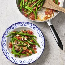 Grüne Bohnen mit Tomaten