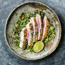 Thunfisch mit Quinoa-Salat