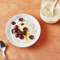 Overnight Oats mit Weintrauben & Vanille