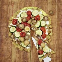 Herzhafte Torte mit Ofengemüse Herzhafte Torte mit Ofengemüse