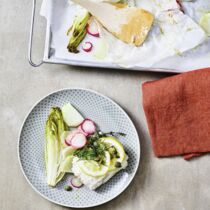 Fischpäckchen mit Ofengemüse Fischpäckchen mit Ofengemüse