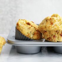 Muffins à la Caprese Muffins à la Caprese