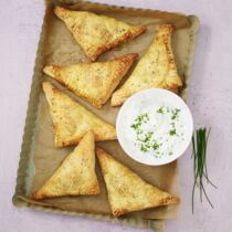 Blätterteigecken mit Gemüse Blätterteigecken mit Gemüse