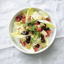 Chicoréesalat mit Grapefruits Chicoréesalat mit Grapefruits