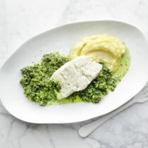 Fischfilet mit Grünkohl Fischfilet mit Grünkohl