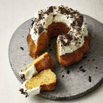 Möhrenkuchen mit Kokosfrosting Möhrenkuchen mit Kokosfrosting