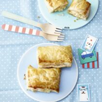 Blätterteigtaschen
mit Kabeljau Blätterteigtaschen
mit Kabeljau