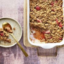 Kokos-Erdbeer-Crumble Kokos-Erdbeer-Crumble