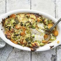 Fischauflauf mit Gemüse