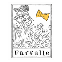 HatjeCantz_DaskleineABCderPasta_Farfalle_Illustration ©Steven Guarnaccia HatjeCantz_DaskleineABCderPasta_Farfalle_Illustration ©Steven Guarnaccia