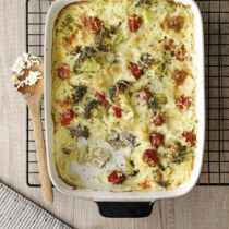 Reisauflauf mit Rotbarsch Reisauflauf mit Rotbarsch