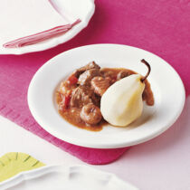Rindfleisch mit Birnen und Kastanien Rindfleisch mit Birnen und Kastanien