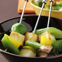 Vegetarisches Brühefondue