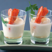 Zitronengrassuppe mit Garnelen Zitronengrassuppe mit Garnelen