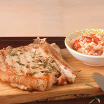 Kalbskoteletts mit Tomaten-Risotto Kalbskoteletts mit Tomaten-Risotto