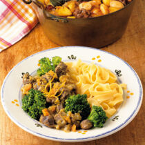 Rehragout mit Orange Rehragout mit Orange