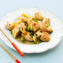 Zitrushähnchen aus dem Wok Zitrushähnchen aus dem Wok