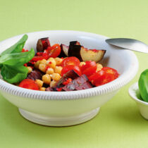 Auberginen-Kichererbsen-Salat Auberginen-Kichererbsen-Salat