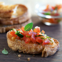 Bruschetta mit Tomaten