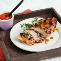 Gegrillte Hähnchenbrust mit Zitronenaroma