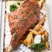 Türkische Lammkeule mit Joghurtkruste Türkische Lammkeule mit Joghurtkruste