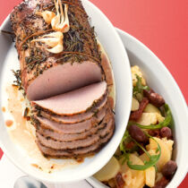 Florentiner Schweinebraten mit Kartoffelsalat