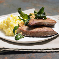 Kalbsleber in Salbeibutter Kalbsleber in Salbeibutter