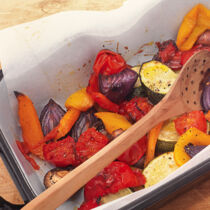 Ofengemüse mit Knoblauchquark