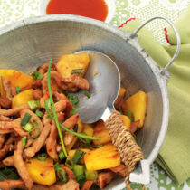 Schweinefleisch aus dem Wok Schweinefleisch aus dem Wok