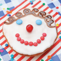 Ein Clowngesicht Ein Clowngesicht