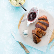 Entenbrust mit Preiselbeersauce Entenbrust mit Preiselbeersauce