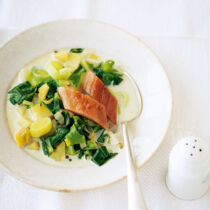 Lauch-Mangold-Eintopf mit Pfeffer