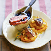 Entenbrust mit Johannisbeeren