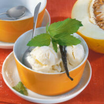 Melonen-Quark-Eis Melonen-Quark-Eis