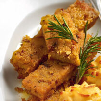 Gebratene Steinpilzpolenta mit Rosmarin Gebratene Steinpilzpolenta mit Rosmarin