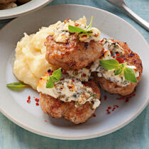 Putenhacksteaks mit Kartoffel-Sellerie-Püree