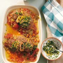 Kalbshaxenscheiben Mailänder Art Kalbshaxenscheiben Mailänder Art