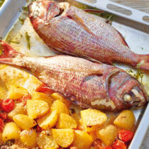 Dorade aus dem Backofen Dorade aus dem Backofen