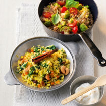 Dinkelrisotto mit Romanesco