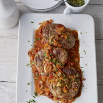Ossobuco mit Bärlauch-Gremolata Ossobuco mit Bärlauch-Gremolata