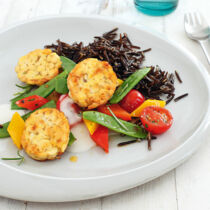 Tempeh-Pfanne mit Mandelsahne