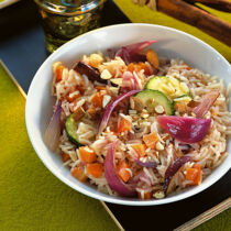 Möhren-Mandel-Pilaw Möhren-Mandel-Pilaw