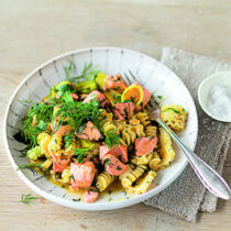 Lachs in Orangenbutter