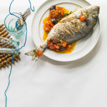 Fisch im Ofen gebraten Fisch im Ofen gebraten