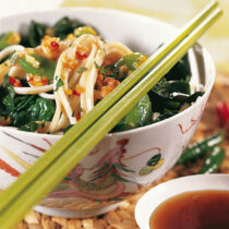 Reisnudel-Spinat-Topf Reisnudel-Spinat-Topf