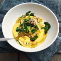 Fenchel-Spinat-Polenta Fenchel-Spinat-Polenta